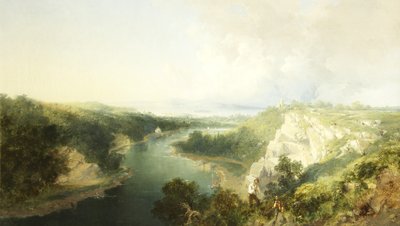 The Avon and Severn from Clifton Down by Edmund John Niemann