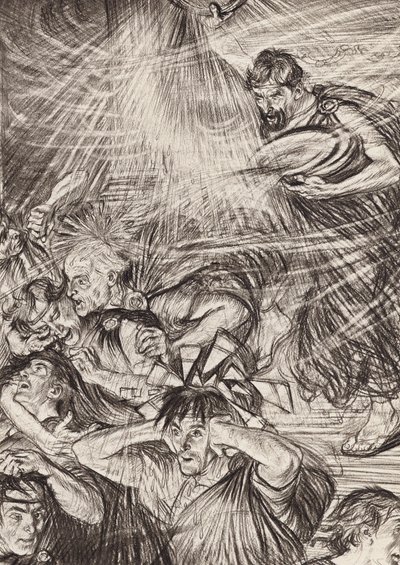 William Shakespeare: The Life of Timon of Athens, Act III, Scene 6 by Edmund Joseph (after) Sullivan