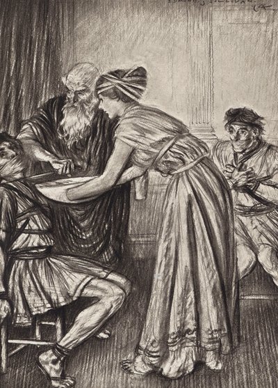 William Shakespeare: The Tragedy of Titus Andronicus, Act V, Scene 2 by Edmund Joseph (after) Sullivan