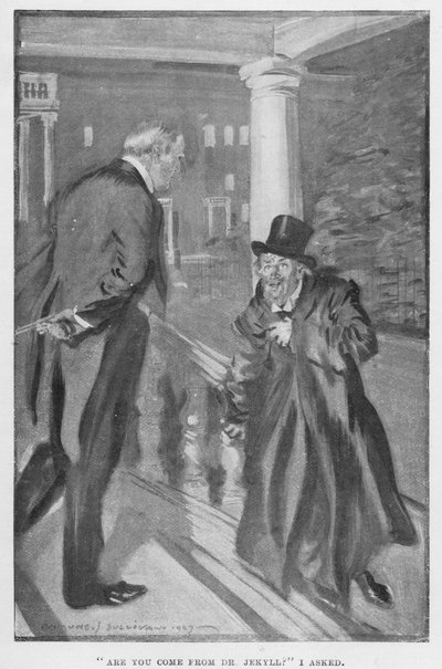 Illustration for Dr Jekyll and Mr Hyde by R L Stevenson by Edmund Joseph Sullivan