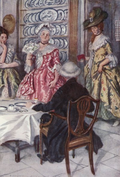 Illustration for The Vicar of Wakefield by Oliver Goldsmith by Edmund Joseph Sullivan