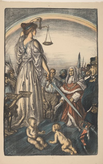 Personification of Justice by Edmund Joseph Sullivan