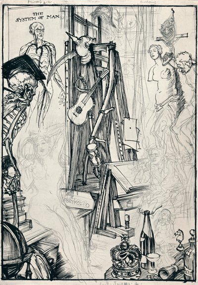 The Cartoonist - Stage IV, c1920 by Edmund Joseph Sullivan