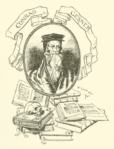 Conrad Gesner by Edmund Joseph after Sullivan