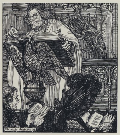 Illustration for A Dream of Fair Women and Other Poems by Edmund Joseph after Sullivan