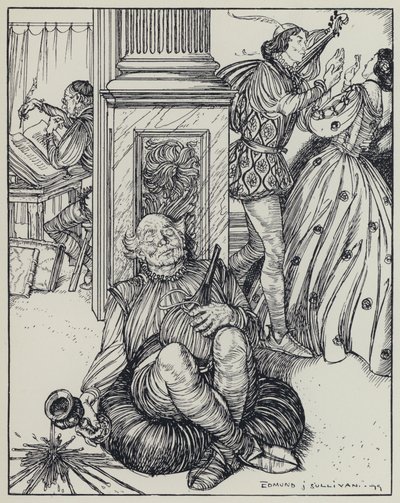 Illustration for A Dream of Fair Women and Other Poems by Edmund Joseph after Sullivan