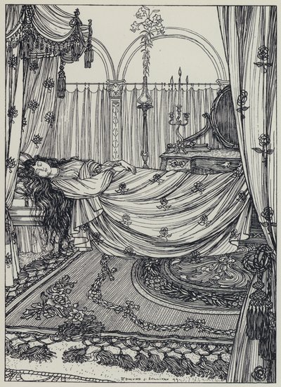 Illustration for A Dream of Fair Women and Other Poems by Edmund Joseph after Sullivan