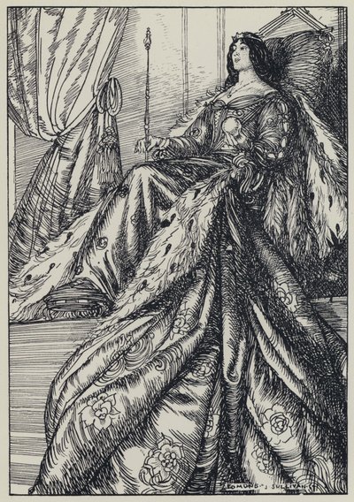 Illustration for A Dream of Fair Women and Other Poems by Edmund Joseph after Sullivan