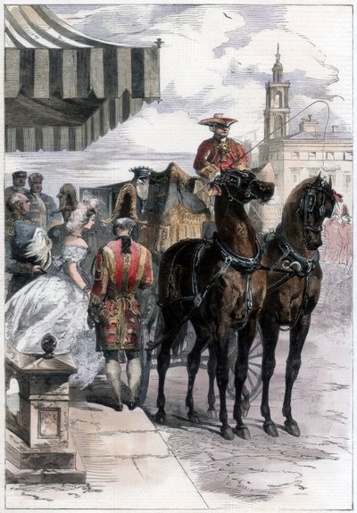 Lady Going Out During 