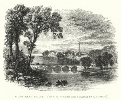 Coldstream Bridge by Edmund Morison (after) Wimperis