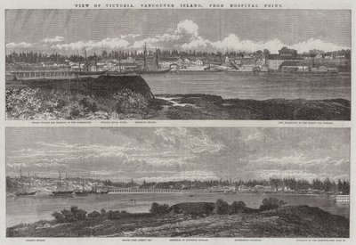 View of Victoria, Vancouver Island, from Hospital Point by Edmund Morison Wimperis
