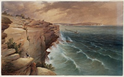 Entrance to Port Jackson by Edmund Thomas