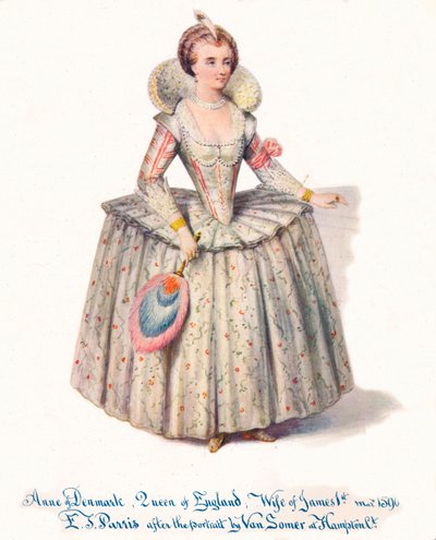 Anne of Denmark, Queen of England, Wife of James 1st by Edmund Thomas Parris