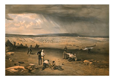 Camp of the 3rd Division, July 9th 1855 by Edmund Walker