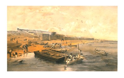 Fortress of Yenikale, looking towards the Sea of Azoff by Edmund Walker