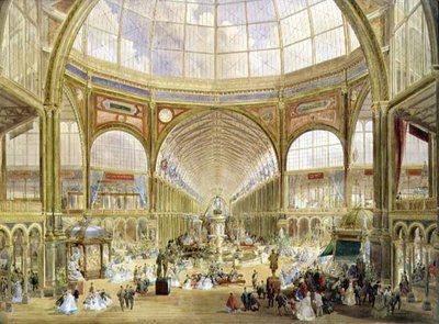 Interior of the International Exhibition of 1862 by Edmund Walker