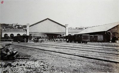 Gare de Perrache in Lyon by Edouard Denis Baldus
