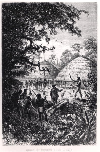 Yagouman Chief Rougouyenne Hunting the Devil, illustration from 