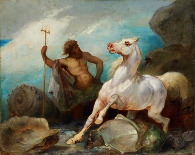 Neptune Creating the Horse by Édouard Alexandre Odier