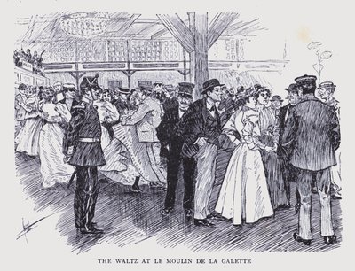 Bohemian Paris: The Waltz at Le Moulin de la Galette by Edouard Alfred (1875-1954) Cucuel