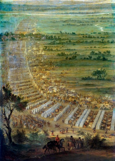 Capture of the Town of Dole in Franche-Comté by Louis XIV (detail) by Edouard Antoine Renard