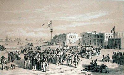 Government Square, Goree Island, Senegal by Edouard Auguste Nousveaux