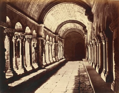 Arles. Cloister St Trophime by Édouard Baldus