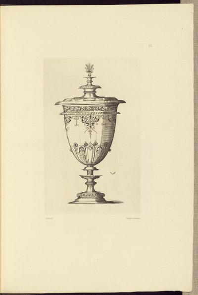 Design for a Vase by Virgil Solis by Édouard Baldus