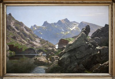 The Lake Merlat by Edouard Brun
