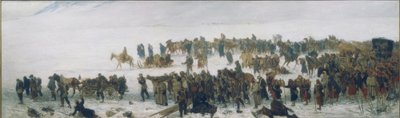 Train of the Wounded by Edouard Castres