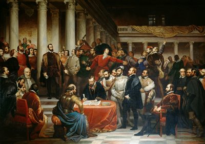 The Compromise of Nobles on 5 April 1566 by Edouard De Bièfve