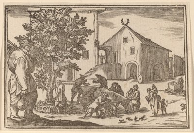 Tavern by Edouard Eckman after Jacques Callot