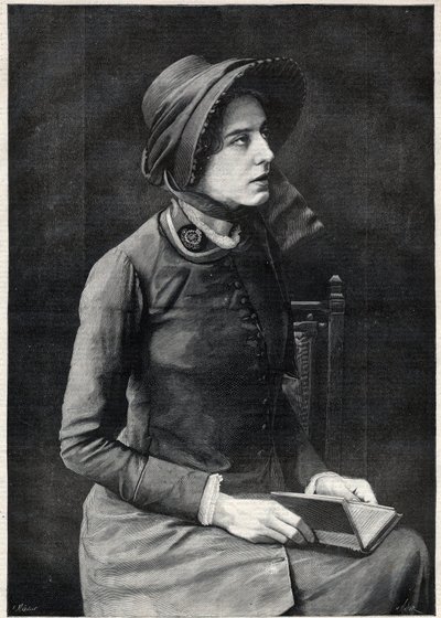 Miss Kate Booth, Marshal of the Salvation Army (Engraving by Navellier in The Illustrous Diary, 1891) by Edouard Felicien Eugene Navellier