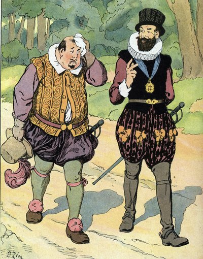 King Henry IV and Charles II Duke of Mayenne by Edouard Francois Zier