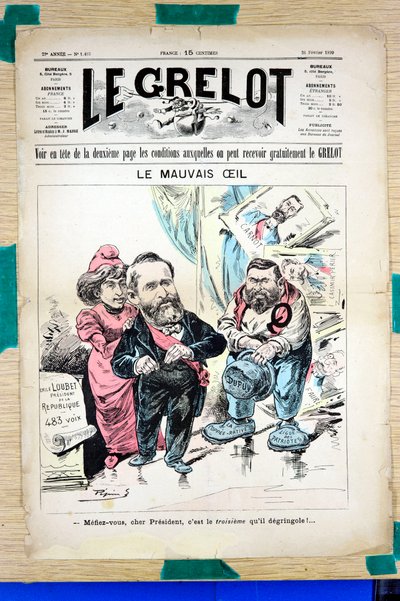 Cover of Le Grelot, Satirical in Colors by Edouard Guillaumin Pepin