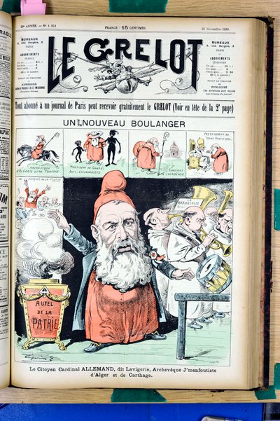 Cover of Le Grelot, number 1024, Satirical in Colors by Edouard Guillaumin Pepin