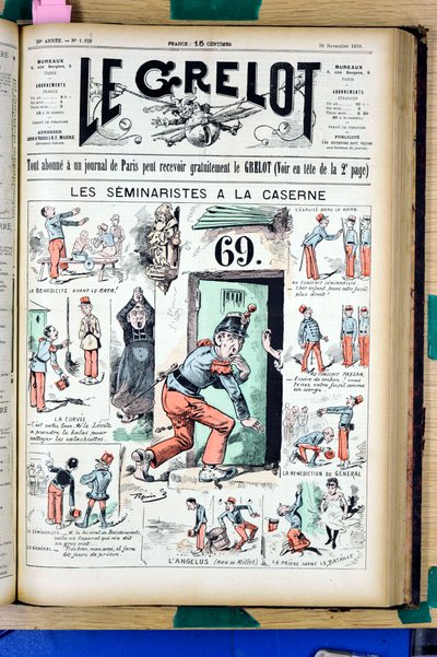 Cover of Le Grelot, number 1025, Satirical in Colours by Edouard Guillaumin Pepin