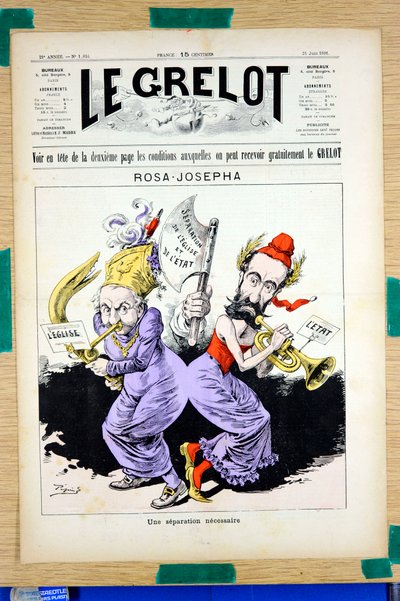 Cover of Le Grelot, number 1054, Satirical in Colors by Edouard Guillaumin Pepin