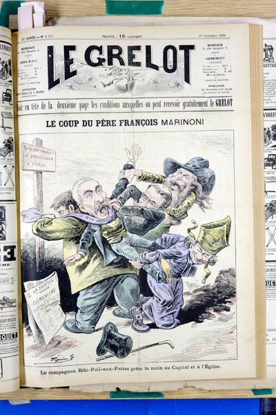 Cover of Le Grelot, No. 1170, Satirical in Colors by Edouard Guillaumin Pepin