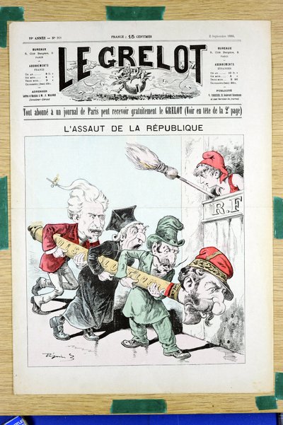 Cover of Le Grelot, number 908, Satirical in Colors by Edouard Guillaumin Pepin
