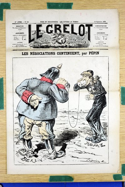 Cover of Le Grelot, No. 388, Satirical in Colors by Edouard Guillaumin Pepin