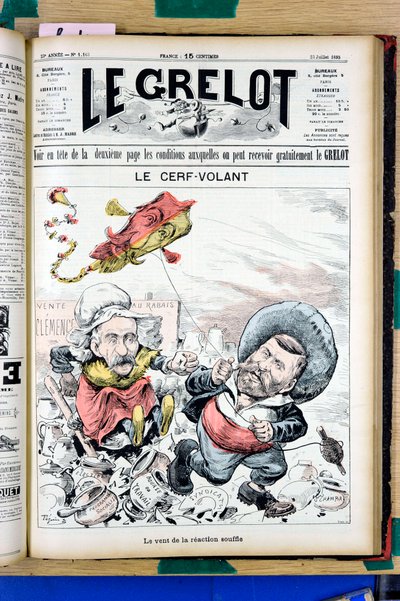 Cover of Le Grelot, Satirical in Colors by Edouard Guillaumin Pepin
