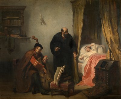 The Awakening of Michel Montaigne by Edouard Jean Conrad Hamman