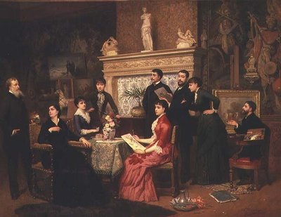 The Painting Lesson by Edouard Jean Conrad Hamman
