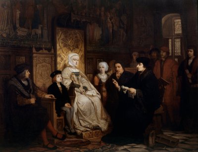 The Childhood of Charles V, a Reading of Erasmus in Brussels in 1511 by Edouard Jean Conrad Hamman