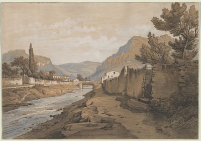 The Neuve River at the End of the Dardenne Valley by Edouard Jean Marie Hostein