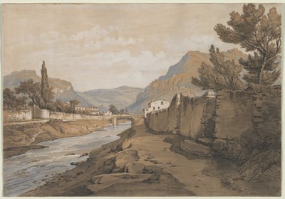 The Neuve River at the End of the Dardenne Valley by Edouard Jean Marie Hostein