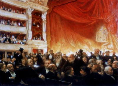 An Interval with the Comedie Francaise by Edouard Joseph Dantan