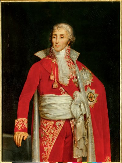 Portrait of Joseph Fouche, Duke of Otranto (1759-1820) in dress of minister of general police by Edouard Louis Dubufe