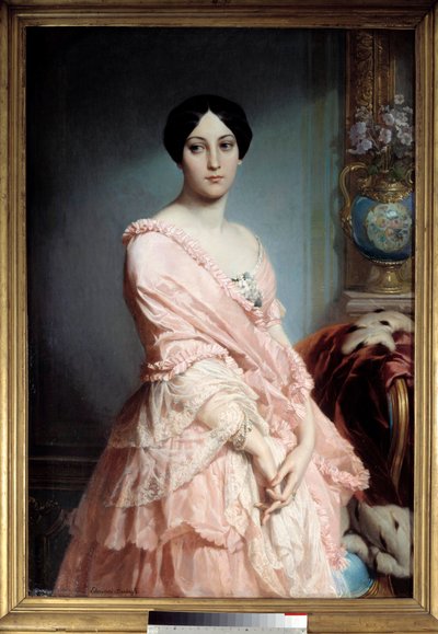 Portrait of Madame F. by Edouard Louis Dubufe